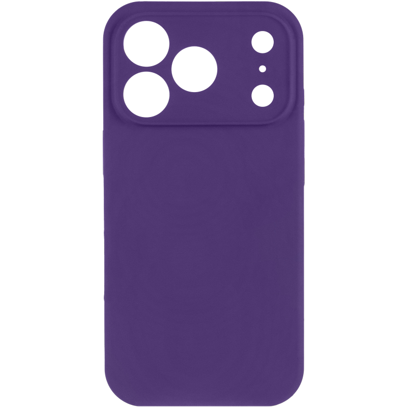Чехол Silk Full Camera Protective (AA) NO LOGO для Apple iPhone 17 Pro Max / 18 Pro Max (6.9"), Фиолетовый / Amethyst 1, Силикон, купить оптом с доставкой