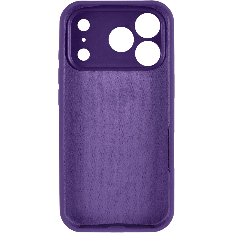 Чехол Silk Full Camera Protective (AA) NO LOGO для Apple iPhone 17 Pro Max / 18 Pro Max (6.9"), Фиолетовый / Amethyst 2, Силикон, купить оптом с доставкой
