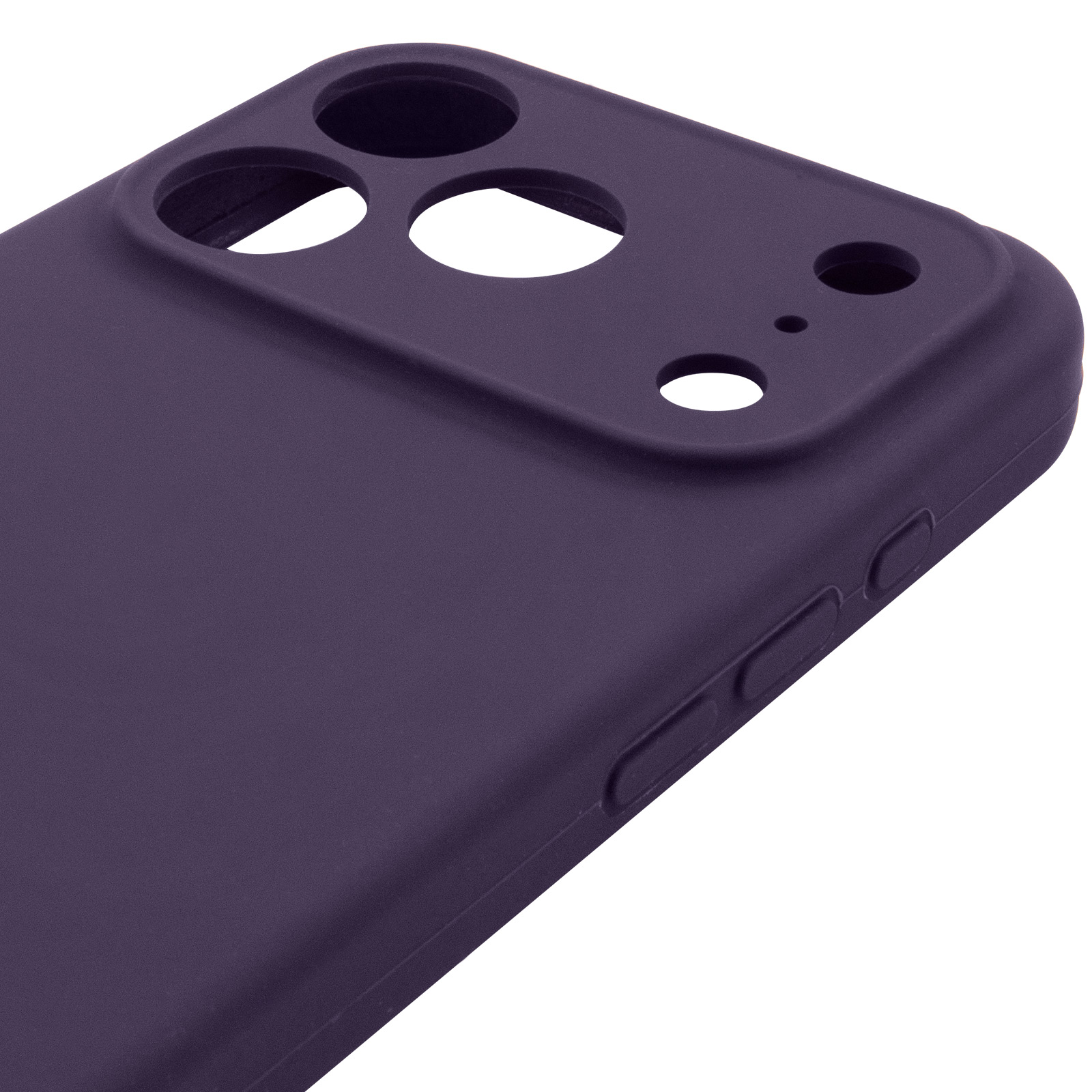 Чехол Silk Full Camera Protective (AA) NO LOGO для Apple iPhone 17 Pro Max / 18 Pro Max (6.9"), Фиолетовый / Elderberry 3, Силикон, купить оптом с доставкой