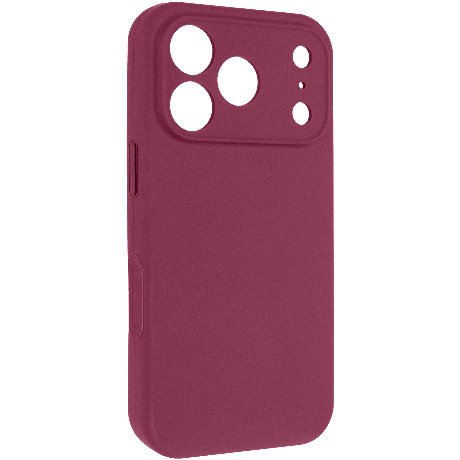 Чехол Silk Full Camera Protective (AA) NO LOGO для Apple iPhone 17 Pro Max / 18 Pro Max (6.9"), Бордовый / Dark Cherry, Силикон, купить оптом с доставкой