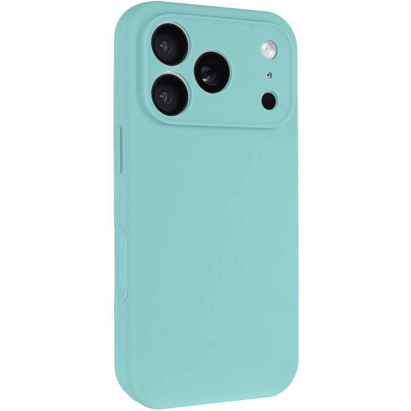 Чохол Silk Full Camera Protective (AA) NO LOGO для Apple iPhone 17 Pro Max (6.9"), Бірюзовий / Marine Green, Силікон, купити оптом з доставкою