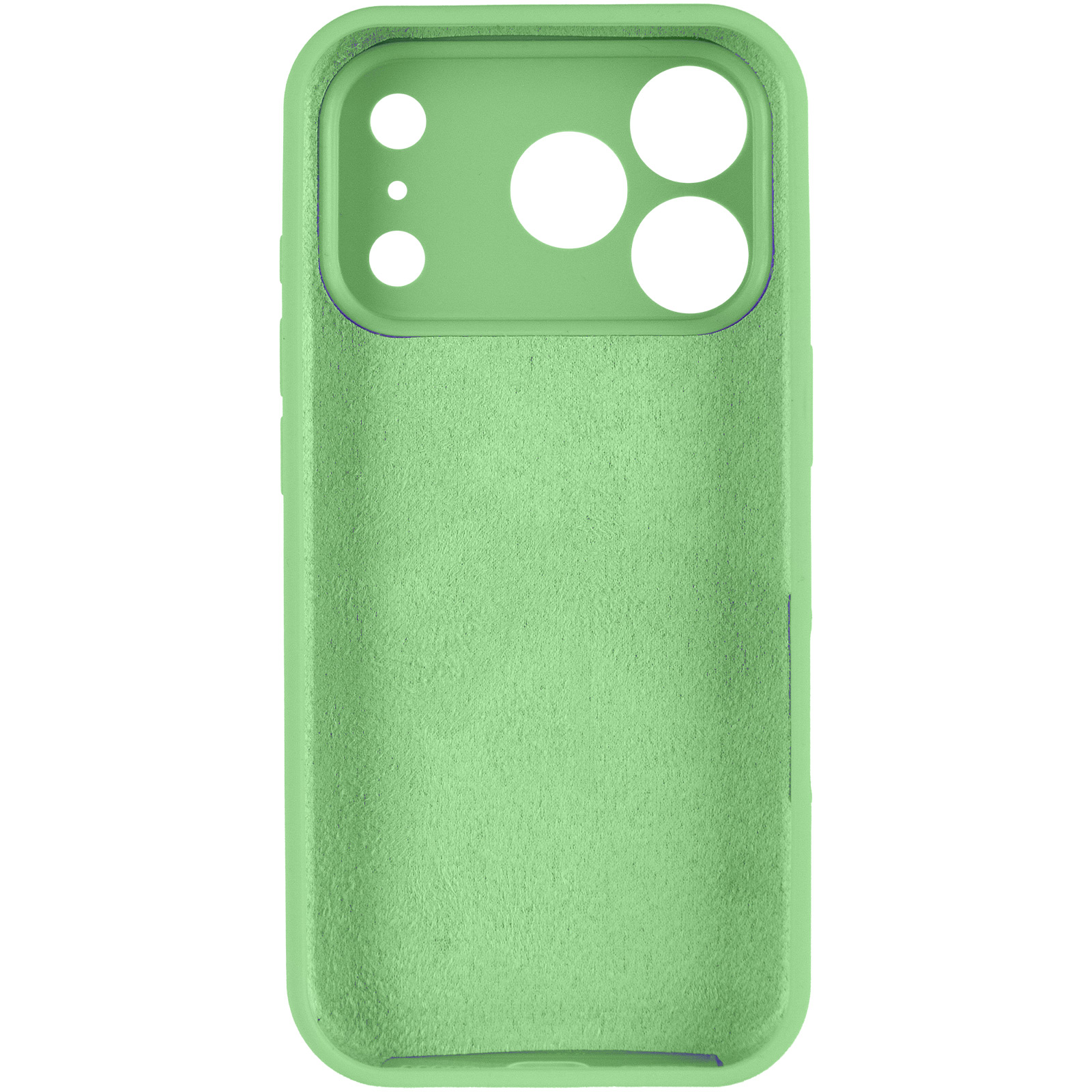 Чохол Silk Full Camera Protective (AA) NO LOGO для Apple iPhone 17 Pro Max (6.9"), М'ятний / Mint 2, Силікон, купити оптом з доставкою