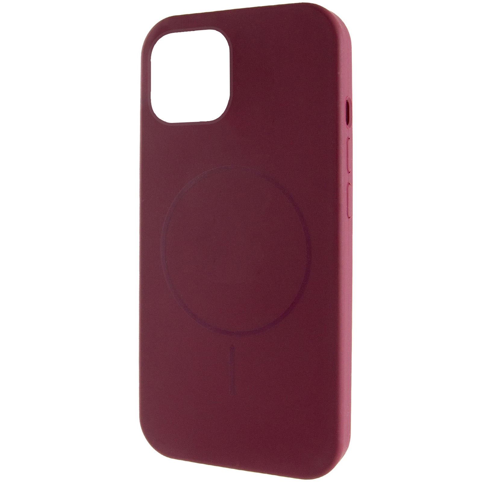 Чохол Silk Full Protective (AA) NO LOGO with Magnetic Fit для Apple iPhone 11 Pro (5.8"), Бордовий / Plum, Силікон, купити оптом з доставкою