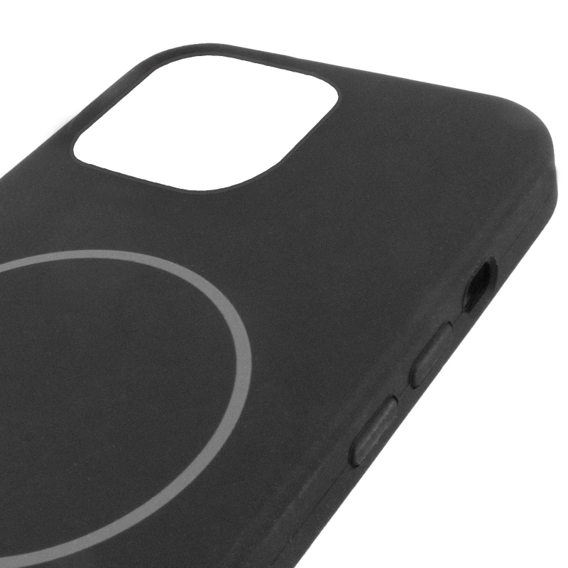 Чохол Silk Full Protective (AA) NO LOGO with Magnetic Fit для Apple iPhone 11 Pro (5.8"), Чорний / Black 3, Силікон, купити оптом з доставкою