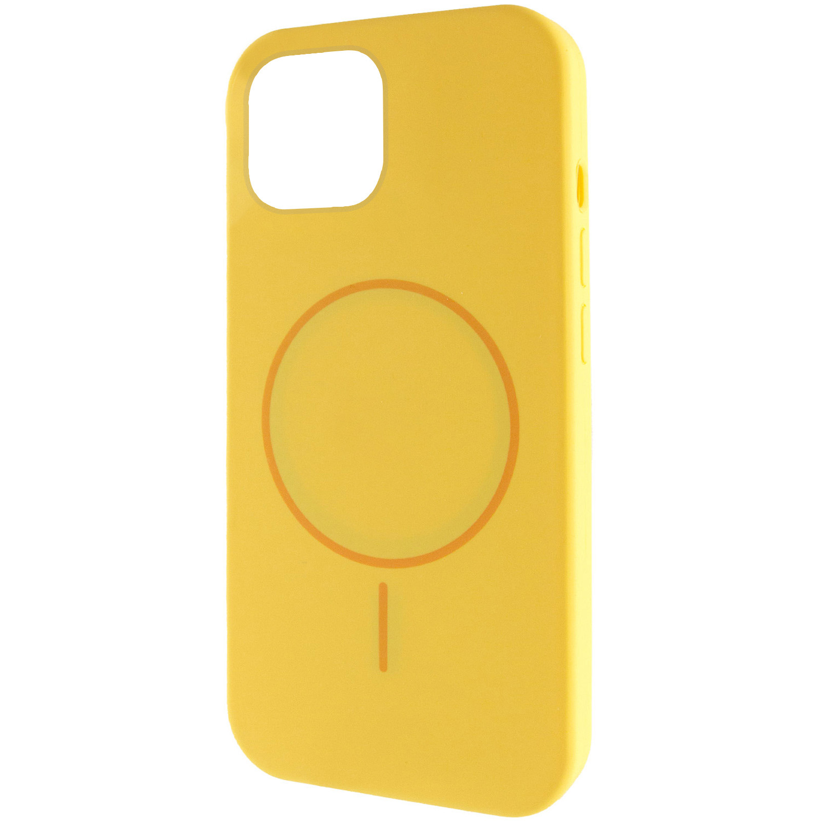 Чохол Silk Full Protective (AA) NO LOGO with Magnetic Fit для Apple iPhone 11 (6.1"), Жовтий / Yellow, Силікон, купити оптом з доставкою