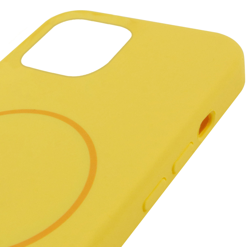 Чохол Silk Full Protective (AA) NO LOGO with Magnetic Fit для Apple iPhone 11 (6.1"), Жовтий / Yellow 3, Силікон, купити оптом з доставкою