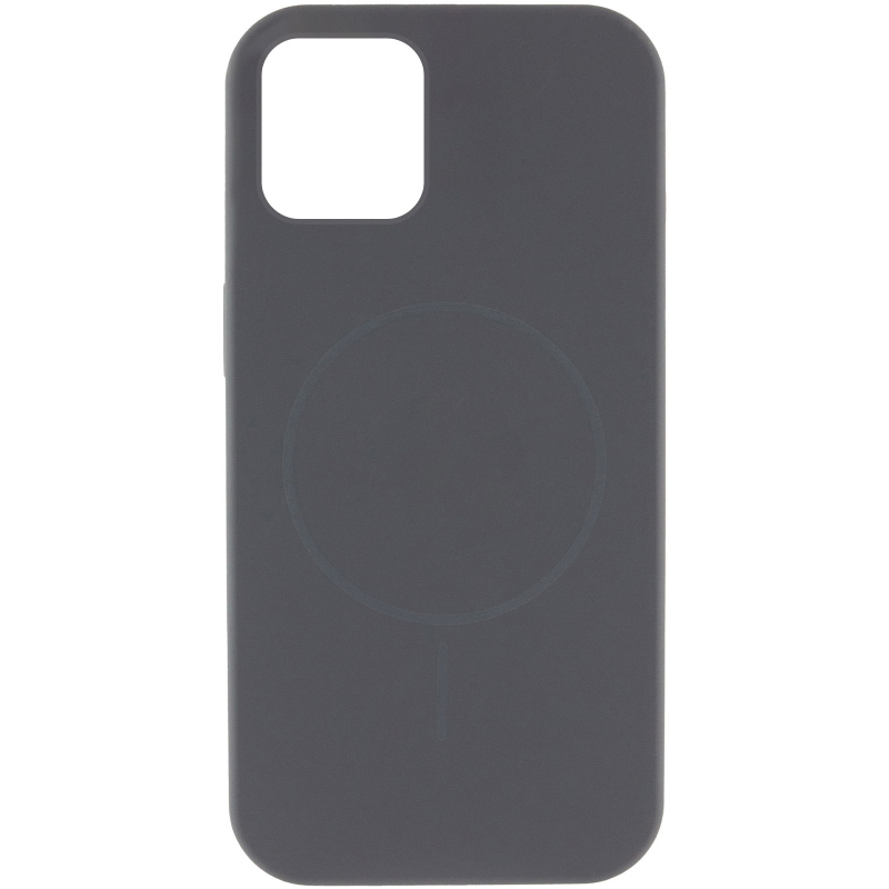 Чохол Silk Full Protective (AA) NO LOGO with Magnetic Fit для Apple iPhone 11 (6.1"), Сірий / Dark Gray 1, Силікон, купити оптом з доставкою