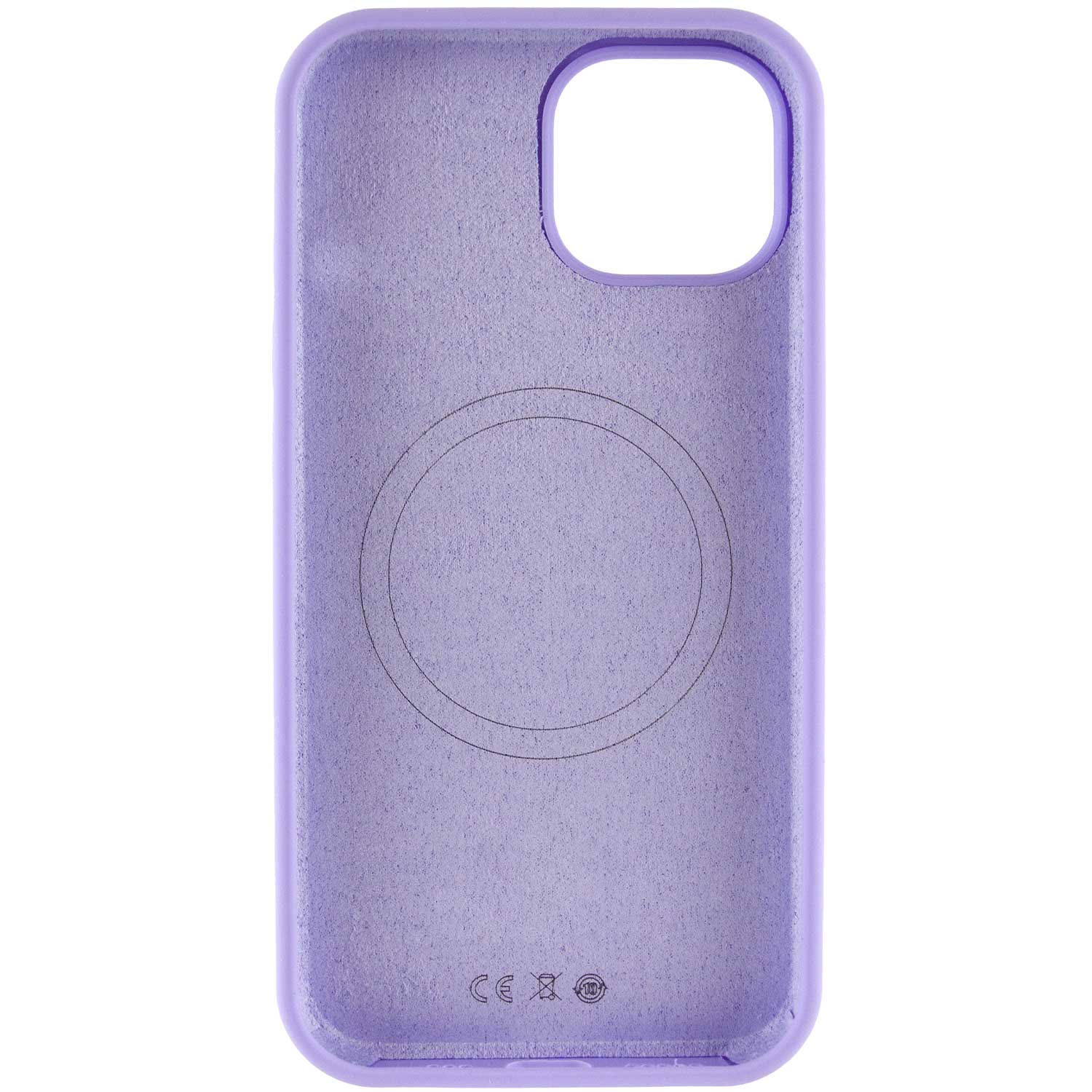 Чохол Silk Full Protective (AA) NO LOGO with Magnetic Fit для Apple iPhone 11 (6.1"), Бузковий / Dasheen 2, Силікон, купити оптом з доставкою