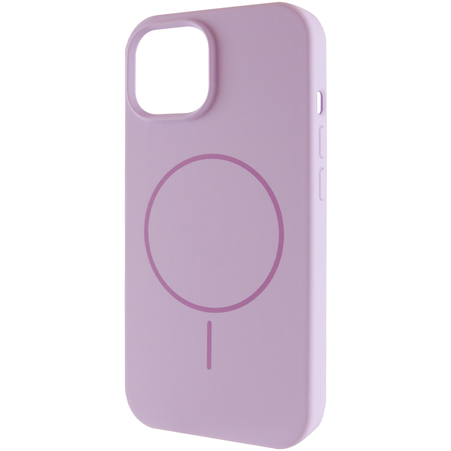 Чохол Silk Full Protective (AA) NO LOGO with Magnetic Fit для Apple iPhone 12 Pro / 12 (6.1"), Бузковий / Lilac, Силікон, купити оптом з доставкою
