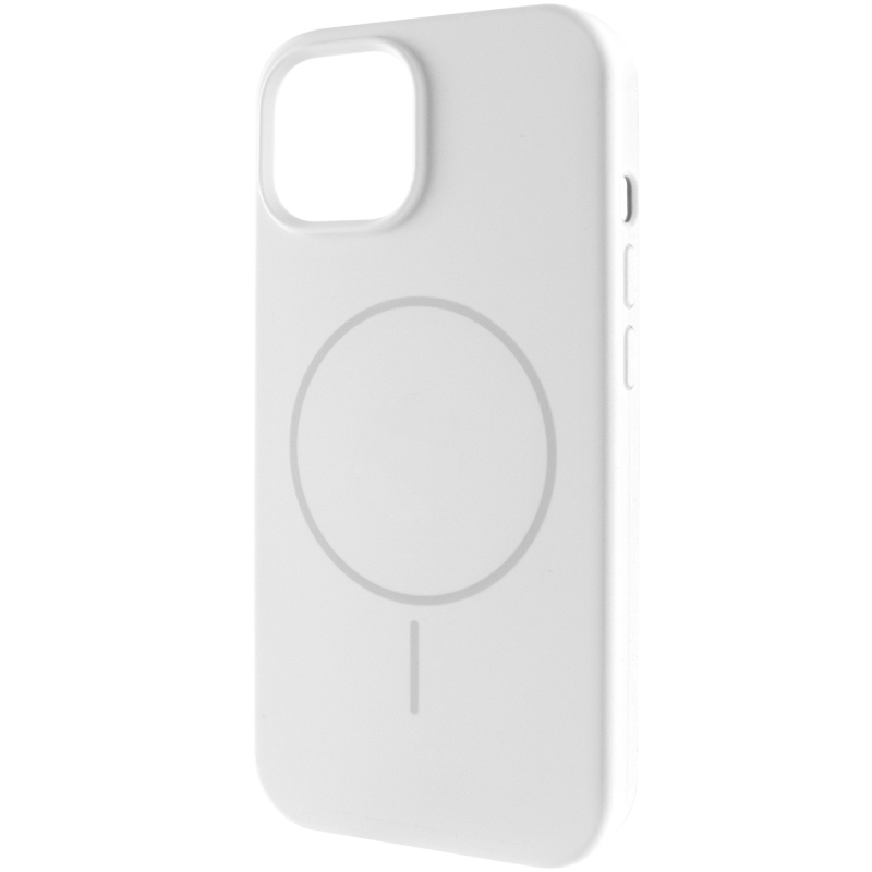 Чохол Silk Full Protective (AA) NO LOGO with Magnetic Fit для Apple iPhone 12 Pro Max (6.7"), Білий / White, Силікон, купити оптом з доставкою