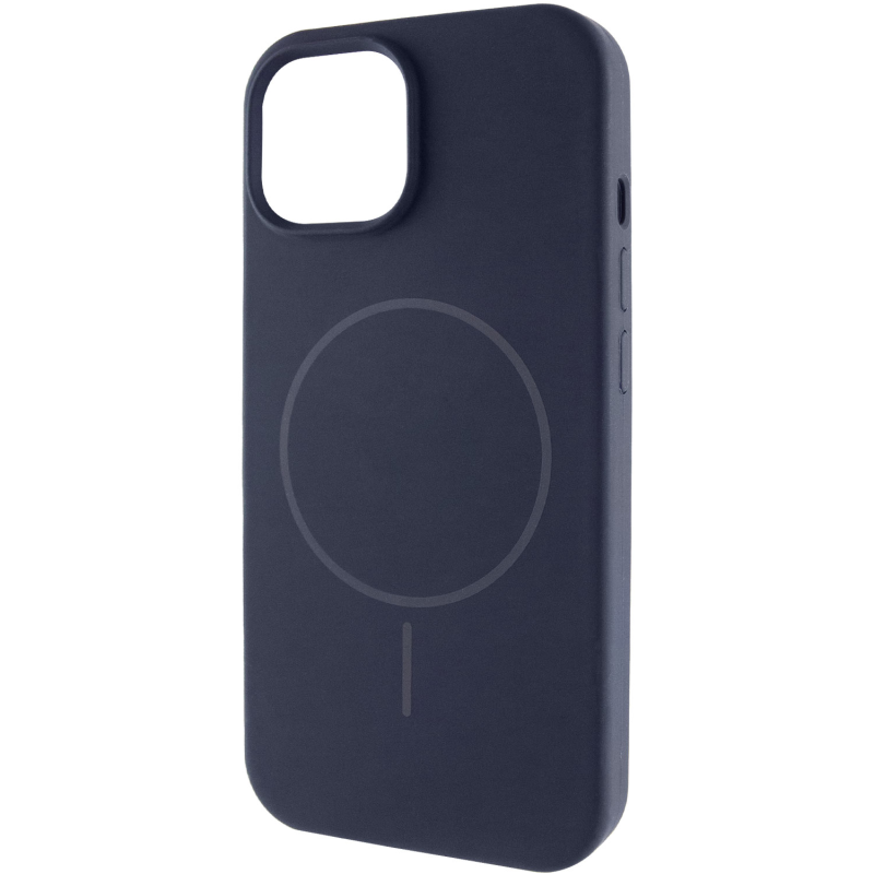 Чохол Silk Full Protective (AA) NO LOGO with Magnetic Fit для Apple iPhone 12 Pro Max (6.7"), Темно-синій / Midnight blue, Силікон, купити оптом з доставкою