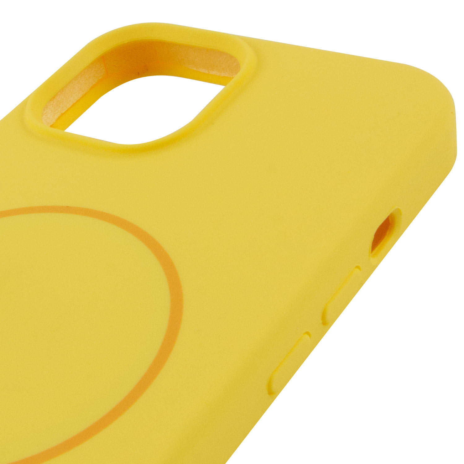 Чохол Silk Full Protective (AA) NO LOGO with Magnetic Fit для Apple iPhone 13 (6.1"), Жовтий / Yellow 3, Силікон, купити оптом з доставкою