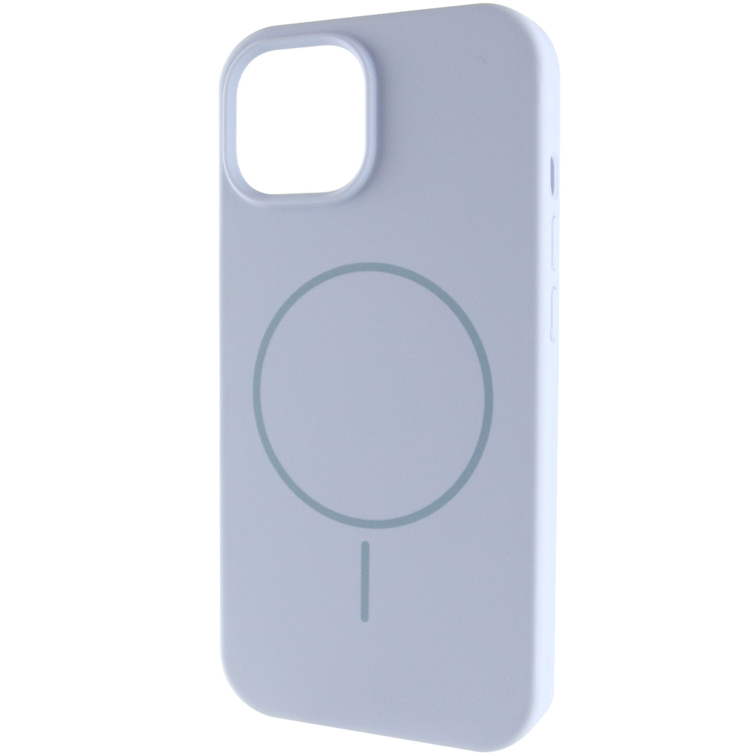 Чохол Silk Full Protective (AA) NO LOGO with Magnetic Fit для Apple iPhone 14 (6.1"), Блакитний / Lilac Blue, Силікон, купити оптом з доставкою