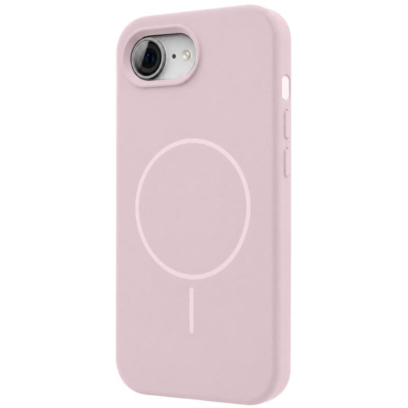 Чохол Silk Full Protective (AA) NO LOGO with Magnetic Fit для Apple iPhone 16e / 17e (6.1"), Рожевий / Pink Sand, Силікон, купити оптом з доставкою