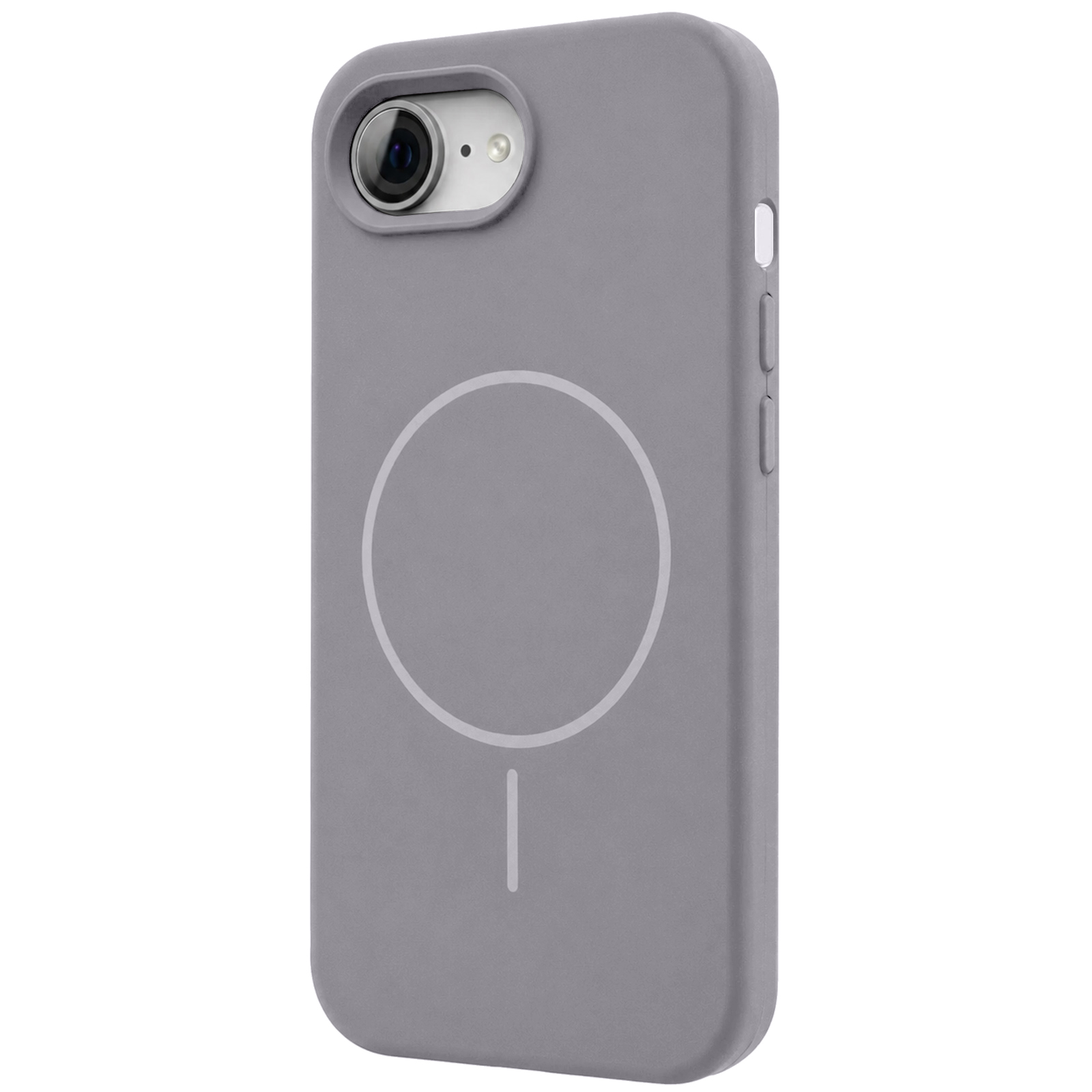 Чохол Silk Full Protective (AA) NO LOGO with Magnetic Fit для Apple iPhone 16e / 17e (6.1"), Сірий / Dark Gray, Силікон, купити оптом з доставкою