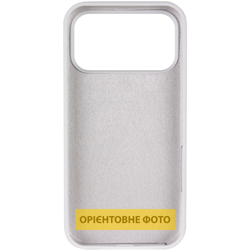Чохол Silk Full Protective (AA) NO LOGO with Magnetic Fit для Apple iPhone 17 Pro (6.3"), Білий / White 1, Силікон, купити оптом з доставкою