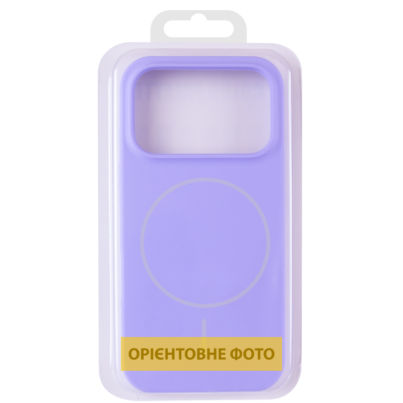 Чохол Silk Full Protective (AA) NO LOGO with Magnetic Fit для Apple iPhone 17 Pro (6.3"), Бузковий / Dasheen 2, Силікон, купити оптом з доставкою