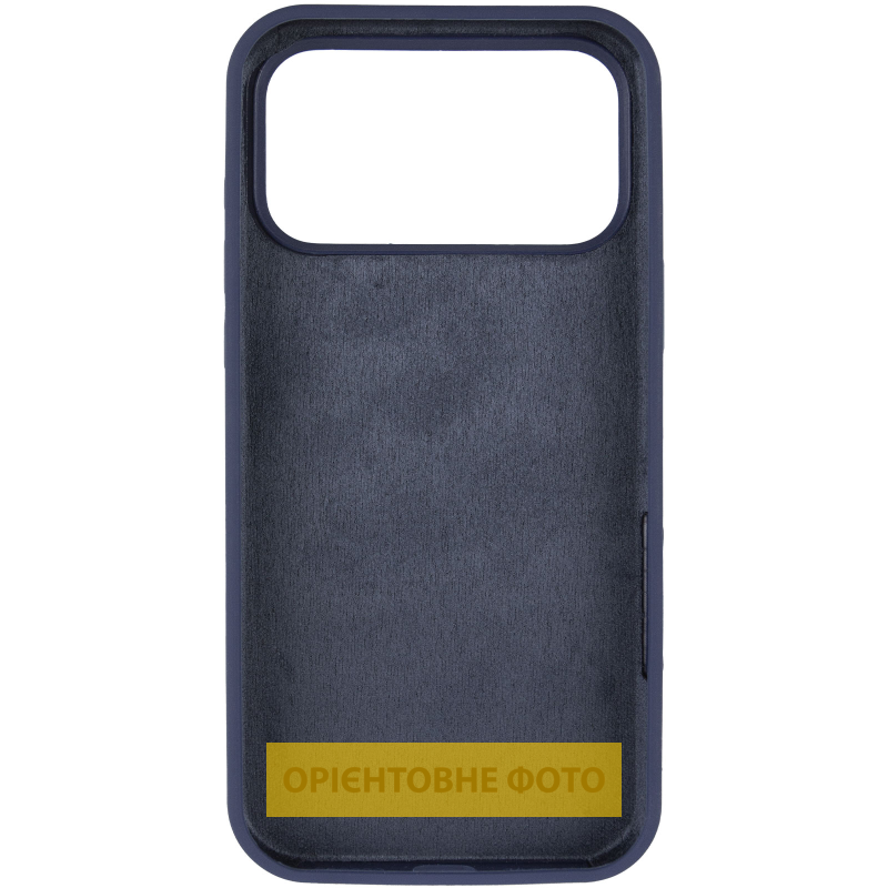 Чохол Silk Full Protective (AA) NO LOGO with Magnetic Fit для Apple iPhone 17 Pro (6.3"), Темно-синій / Midnight blue 1, Силікон, купити оптом з доставкою