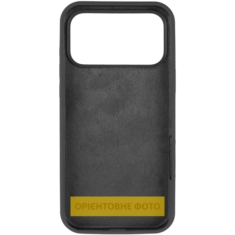 Чохол Silk Full Protective (AA) NO LOGO with Magnetic Fit для Apple iPhone 17 Pro (6.3"), Чорний / Black 1, Силікон, купити оптом з доставкою