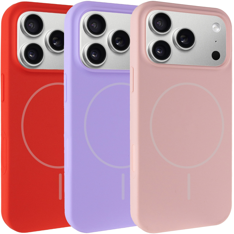 Чохол Silk Full Protective (AA) NO LOGO with Magnetic Fit для Apple iPhone 17 Pro Max / 18 Pro Max, Силікон, купити оптом з доставкою