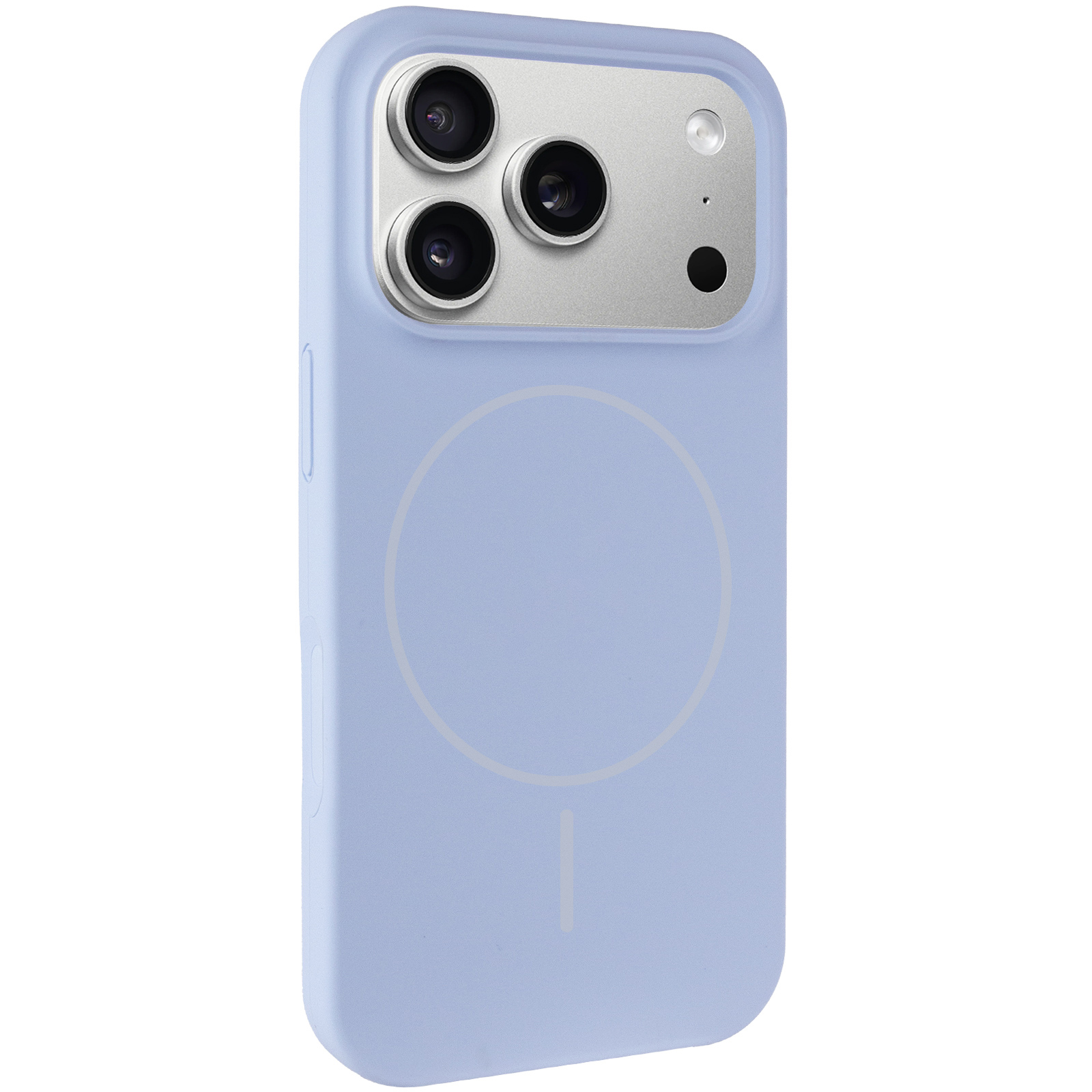 Чохол Silk Full Protective (AA) NO LOGO with Magnetic Fit для Apple iPhone 17 Pro Max / 18 Pro Max, Блакитний / Lilac Blue, Силікон, купити оптом з доставкою