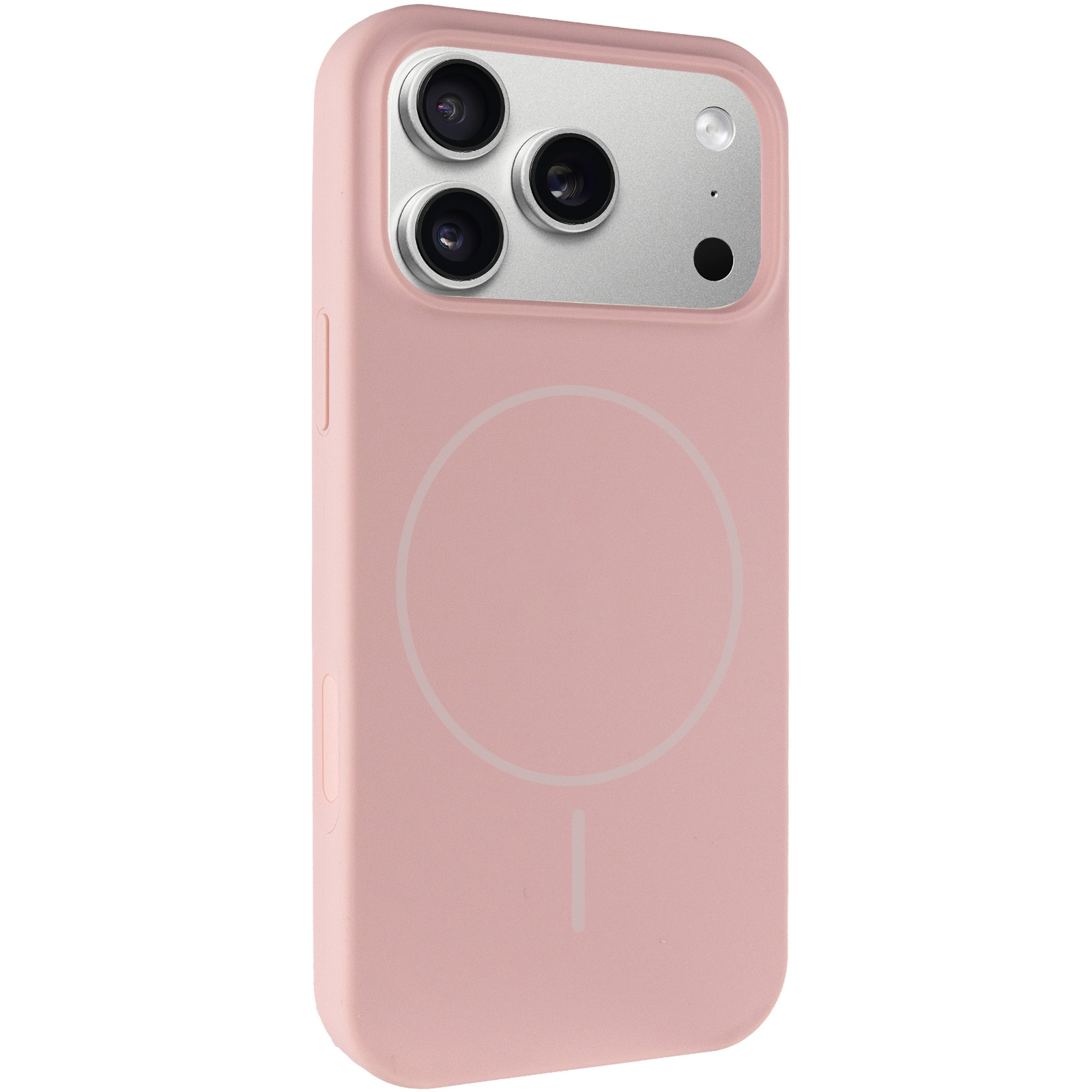 Чохол Silk Full Protective (AA) NO LOGO with Magnetic Fit для Apple iPhone 17 Pro Max / 18 Pro Max, Рожевий / Pink Sand, Силікон, купити оптом з доставкою