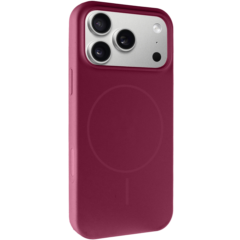 Чохол Silk Full Protective (AA) NO LOGO with Magnetic Fit для Apple iPhone 17 Pro Max / 18 Pro Max, Бордовий / Dark Cherry, Силікон, купити оптом з доставкою