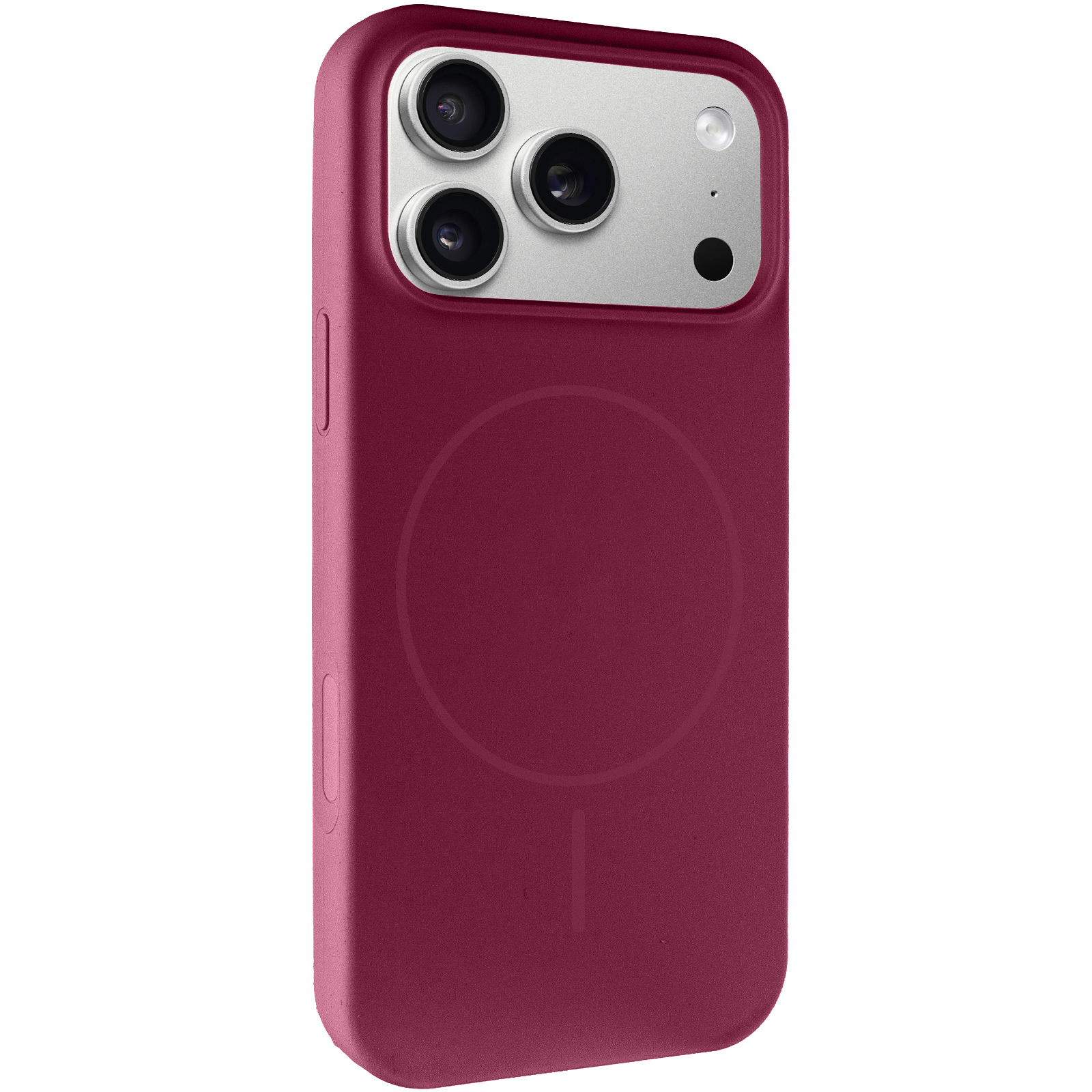 Чохол Silk Full Protective (AA) NO LOGO with Magnetic Fit для Apple iPhone 17 Pro Max / 18 Pro Max, Бордовий / Dark Cherry, Силікон, купити оптом з доставкою