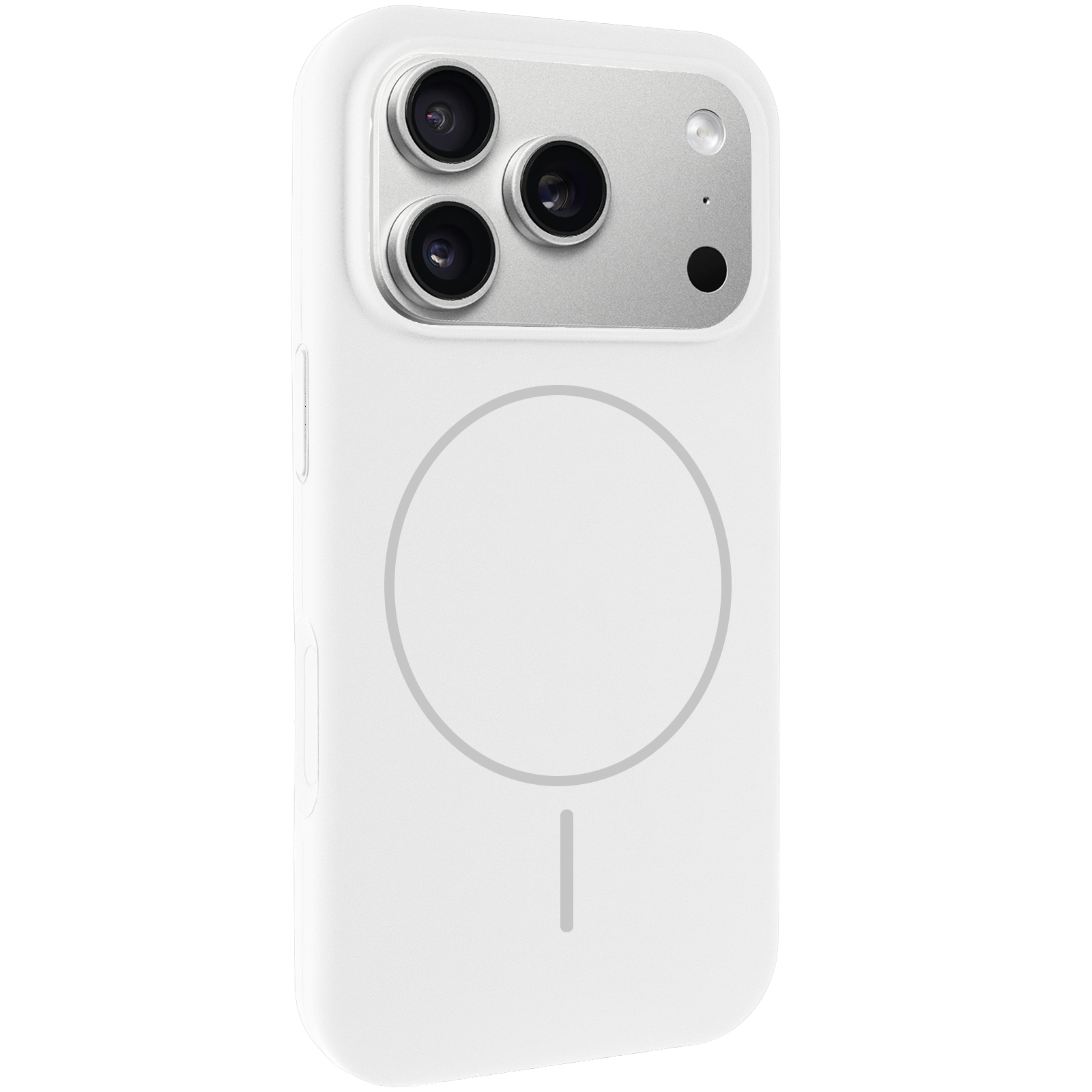 Чохол Silk Full Protective (AA) NO LOGO with Magnetic Fit для Apple iPhone 17 Pro Max (6.9"), Білий / White, Силікон, купити оптом з доставкою