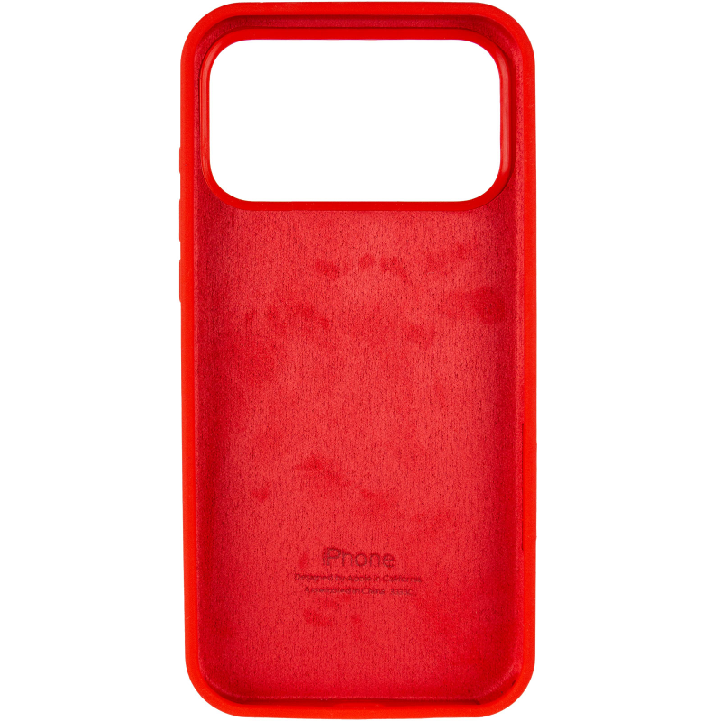 Чохол Silk Full Protective (AA) NO LOGO with Magnetic Fit для Apple iPhone 17 Pro Max (6.9"), Червоний / Red 1, Силікон, купити оптом з доставкою