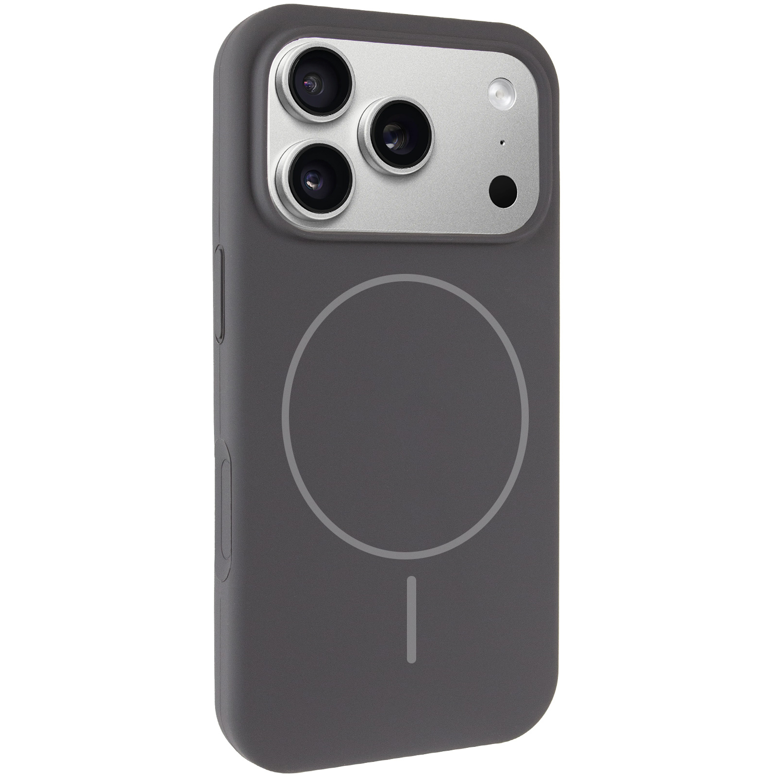 Чохол Silk Full Protective (AA) NO LOGO with Magnetic Fit для Apple iPhone 17 Pro Max (6.9"), Сірий / Dark Gray, Силікон, купити оптом з доставкою