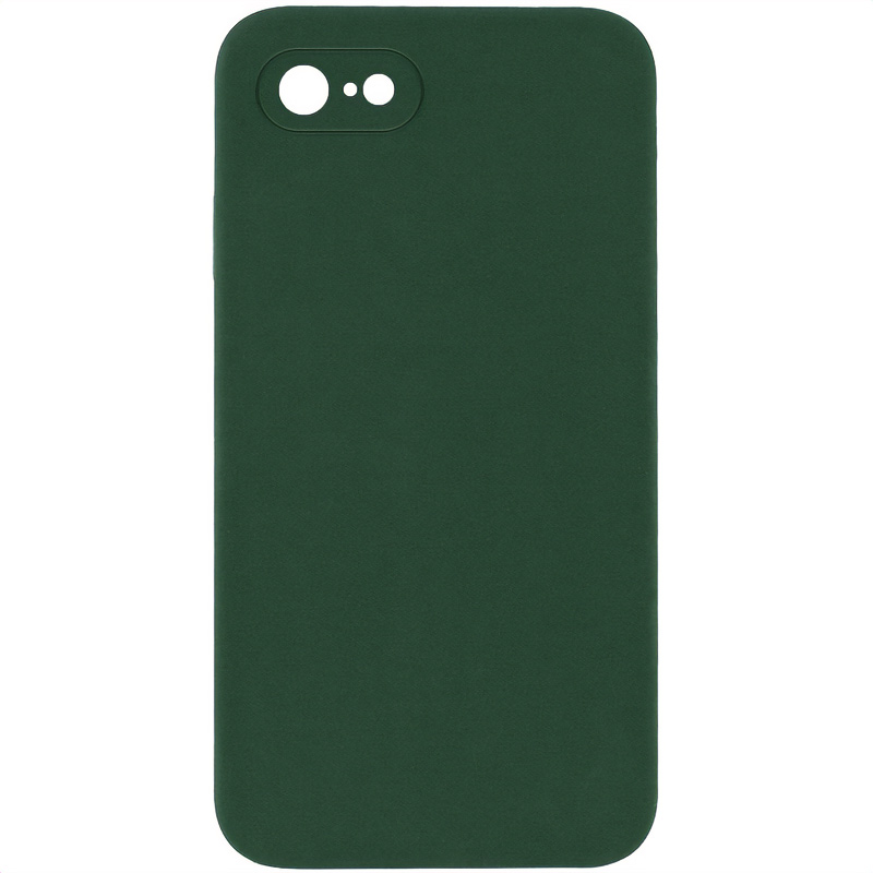 Чехол Silk Square Full Camera Protective (AA) NO LOGO для Apple iPhone 7/8/SE (2020) (4.7"), Зеленый / Cyprus Green, Силикон, купить оптом с доставкой