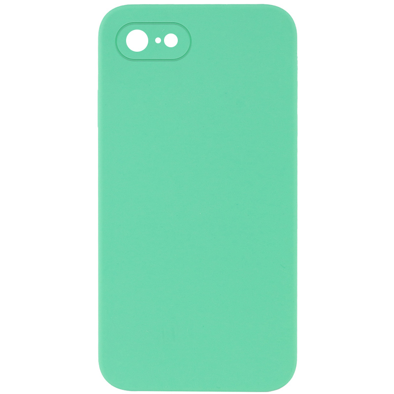 Чехол Silk Square Full Camera Protective (AA) NO LOGO для Apple iPhone 7/8/SE (2020) (4.7"), Зеленый / Spearmint, Силикон, купить оптом с доставкой