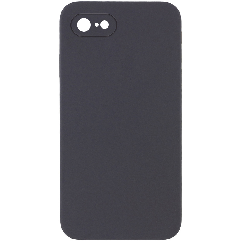 Чехол Silk Square Full Camera Protective (AA) NO LOGO для Apple iPhone 7/8/SE (2020) (4.7"), Серый / Dark Gray, Силикон, купить оптом с доставкой