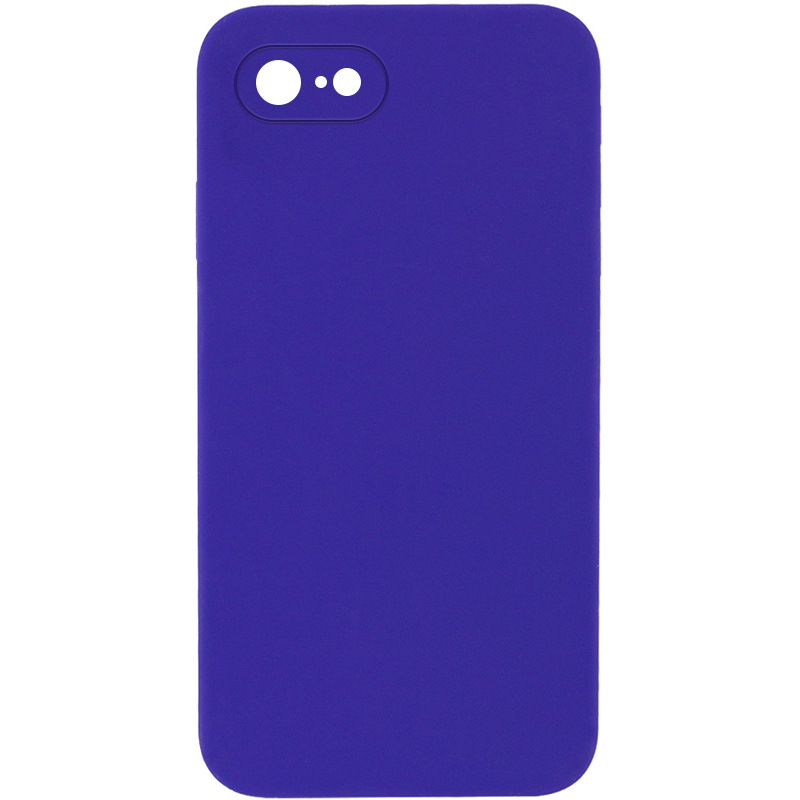 Чехол Silk Square Full Camera Protective (AA) NO LOGO для Apple iPhone 7/8/SE (2020) (4.7"), Фиолетовый / Ultra Violet, Силикон, купить оптом с доставкой