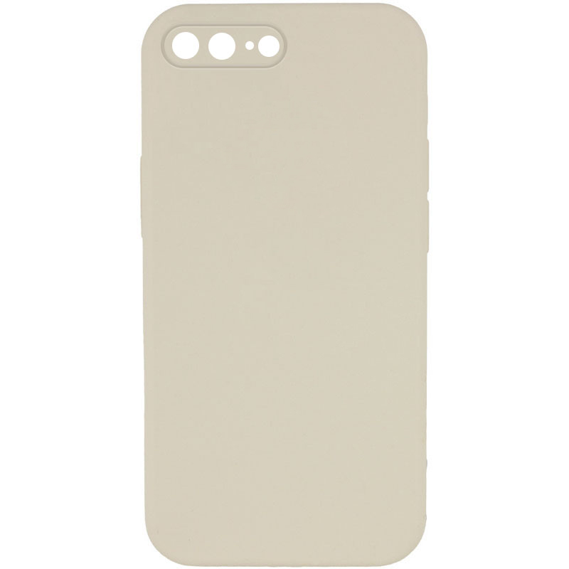 Чохол Silk Square Full Camera Protective (AA) NO LOGO для Apple iPhone 7 plus/8 plus (5.5"), Бежевий / Antique White, Силікон, купити оптом з доставкою