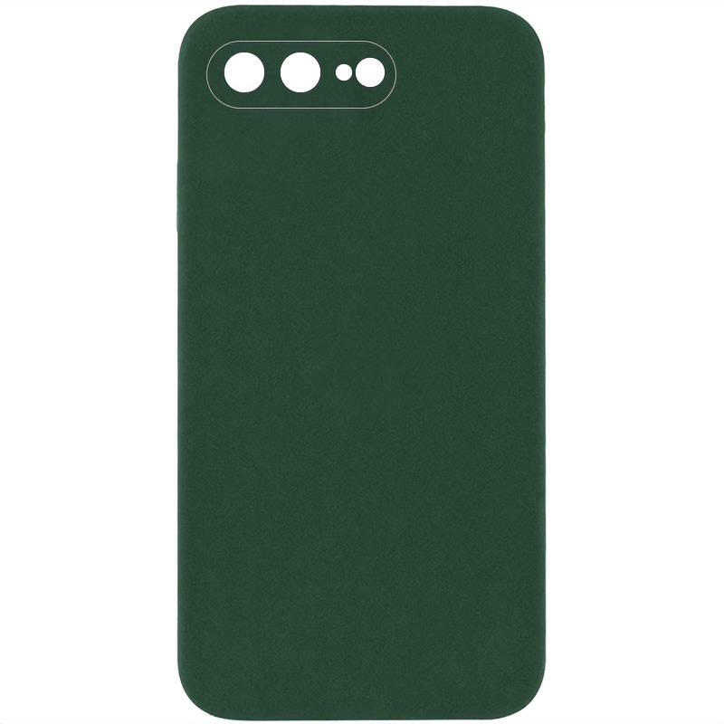 Чохол Silk Square Full Camera Protective (AA) NO LOGO для Apple iPhone 7 plus/8 plus (5.5"), Зелений / Cyprus Green, Силікон, купити оптом з доставкою