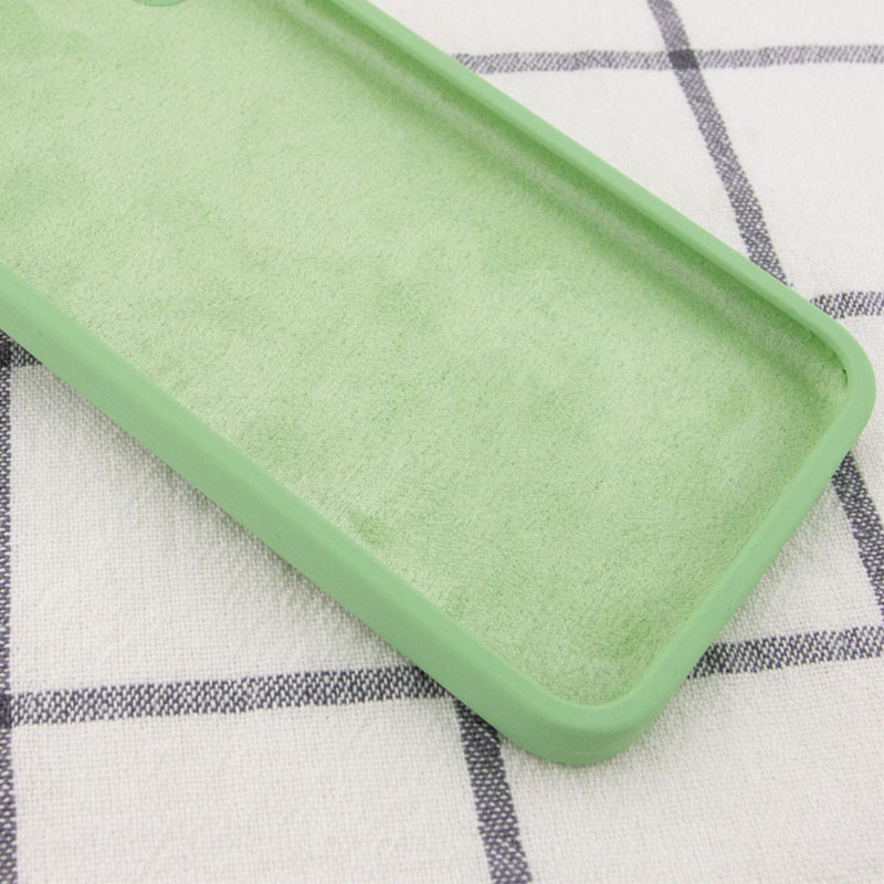 Чохол Silk Square Full Camera Protective (AA) NO LOGO для Apple iPhone 7 plus/8 plus (5.5"), М'ятний / Mint 2, Силікон, купити оптом з доставкою