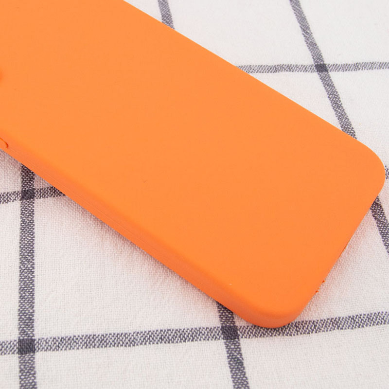 Чохол Silk Square Full Camera Protective (AA) NO LOGO для Apple iPhone 7 plus/8 plus (5.5"), Помаранчевий / Papaya 1, Силікон, купити оптом з доставкою