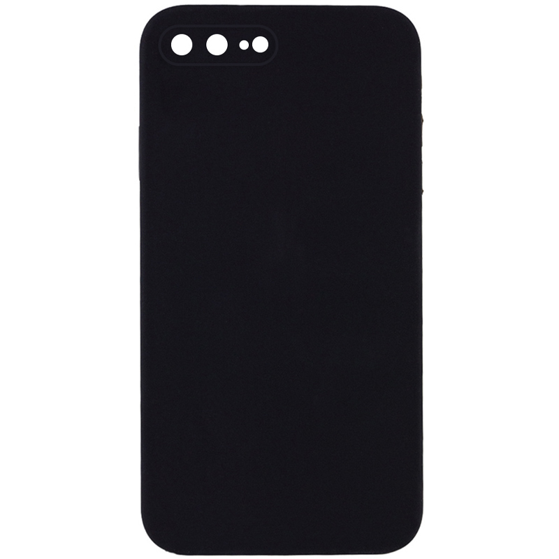 Чехол Silicone Case Square Full Camera Protective (AA) для Apple iPhone 7 plus / 8 plus (5.5) | Микрофибра на картинке №1