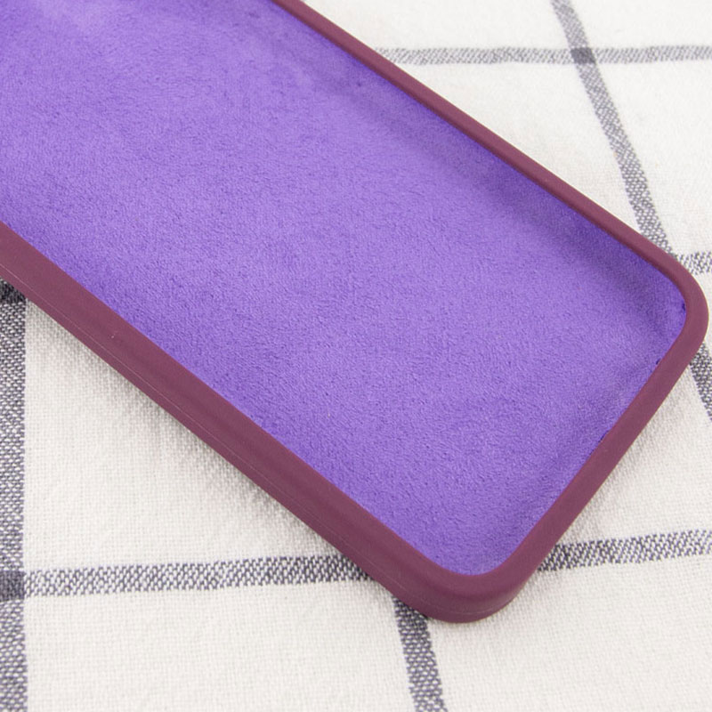 Чехол Silk Square Full Camera Protective (AA) NO LOGO для Apple iPhone 11 Pro (5.8"), Бордовый / Maroon 2, Силикон, купить оптом с доставкой