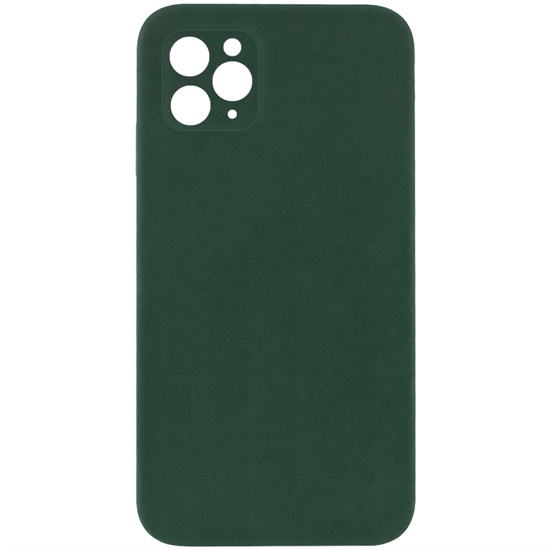 Чехол Silk Square Full Camera Protective (AA) NO LOGO для Apple iPhone 11 Pro (5.8"), Зеленый / Cyprus Green, Силикон, купить оптом с доставкой