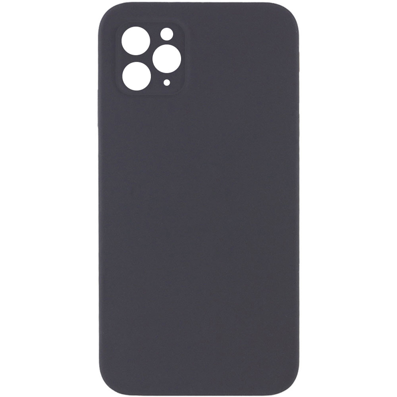 Чехол Silk Square Full Camera Protective (AA) NO LOGO для Apple iPhone 11 Pro (5.8"), Серый / Dark Gray, Силикон, купить оптом с доставкой