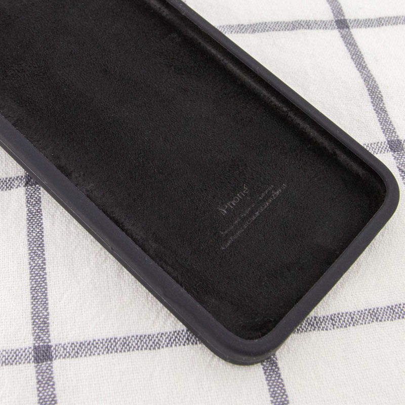 Чехол Silk Square Full Camera Protective (AA) NO LOGO для Apple iPhone 11 Pro (5.8"), Черный / Black 2, Силикон, купить оптом с доставкой