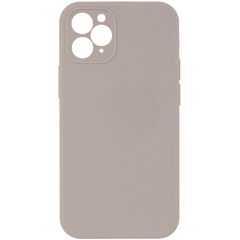 Чехол Silk Square Full Camera Protective (AA) NO LOGO для Apple iPhone 11 Pro (5.8"), Серый / Light Grey, Силикон, купить оптом с доставкой