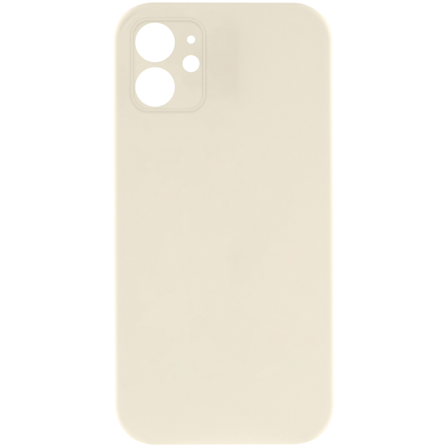 Чехол Silk Square Full Camera Protective (AA) NO LOGO для Apple iPhone 11 (6.1"), Бежевый / Antique White, Силикон, купить оптом с доставкой