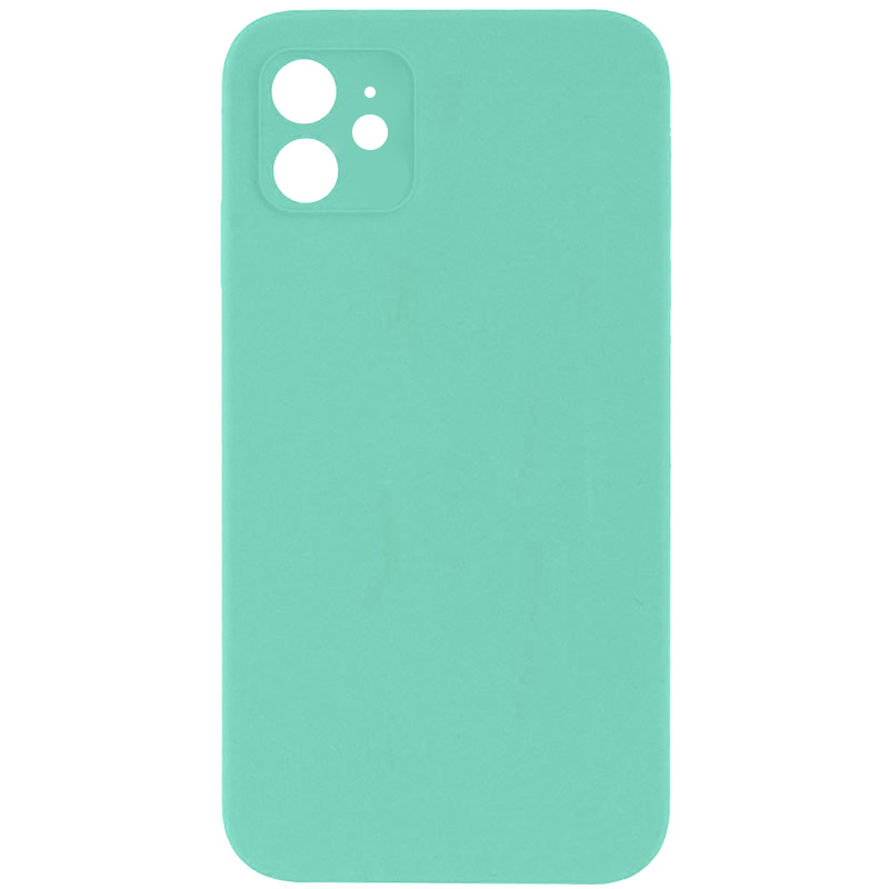 Чехол Silk Square Full Camera Protective (AA) NO LOGO для Apple iPhone 11 (6.1"), Бирюзовый / Turquoise, Силикон, купить оптом с доставкой