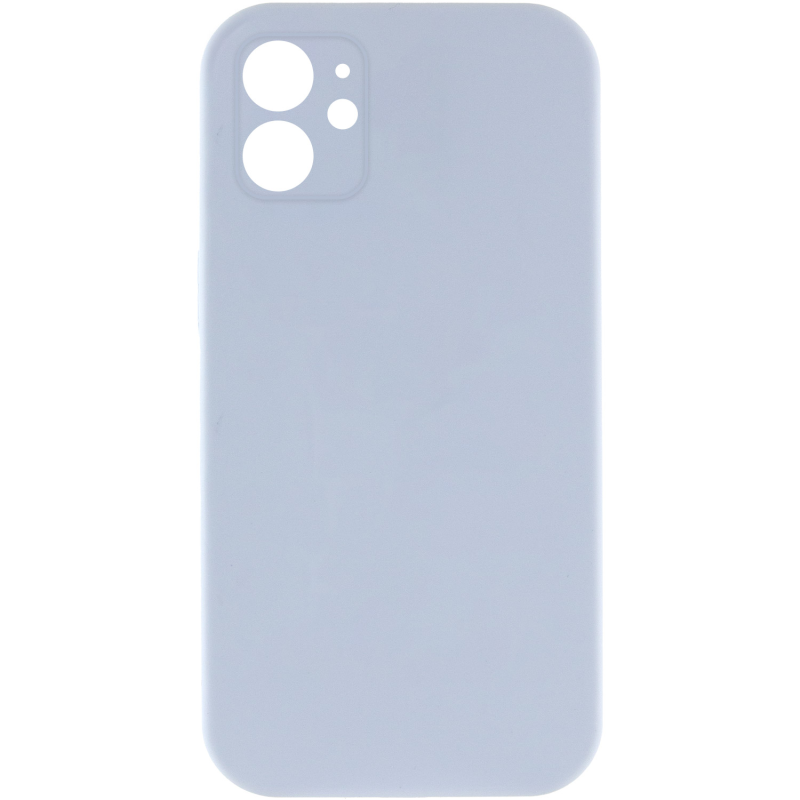 Чехол Silk Square Full Camera Protective (AA) NO LOGO для Apple iPhone 11 (6.1"), Голубой / Lilac Blue, Силикон, купить оптом с доставкой