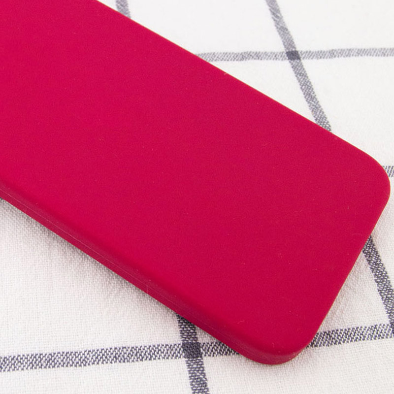 Чехол Silk Square Full Camera Protective (AA) NO LOGO для Apple iPhone 11 (6.1"), Красный / Rose Red 1, Силикон, купить оптом с доставкой