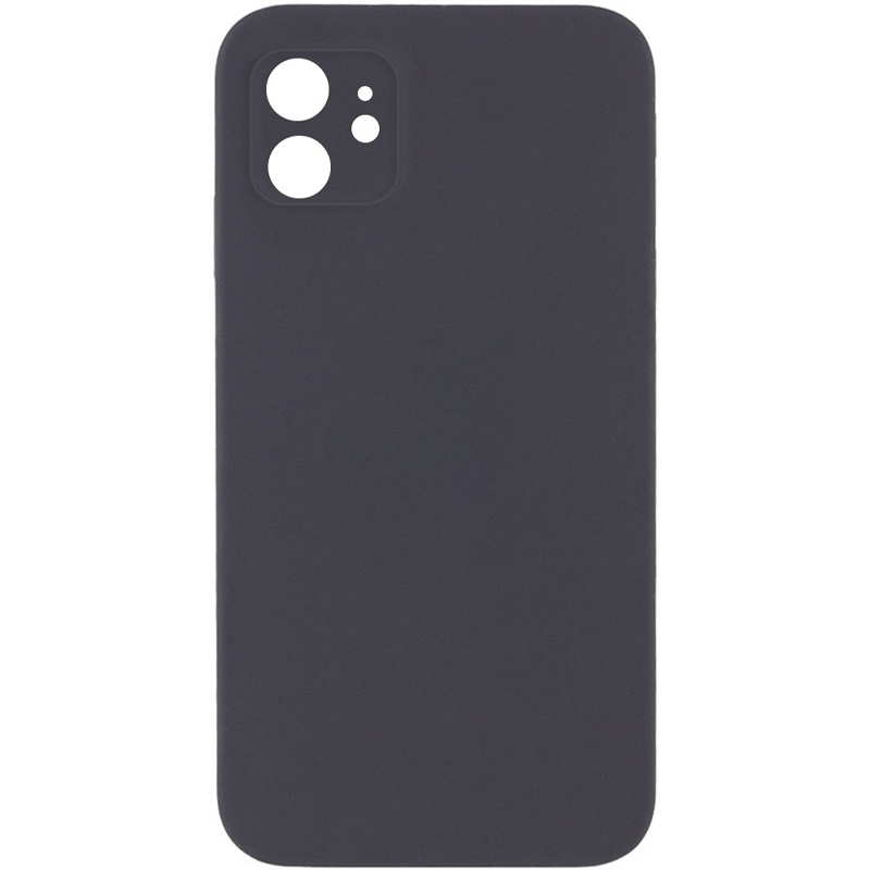 Чехол Silk Square Full Camera Protective (AA) NO LOGO для Apple iPhone 11 (6.1"), Серый / Dark Gray, Силикон, купить оптом с доставкой